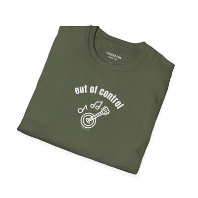 The Fretless Fury Out of Control Banjo Unisex Softstyle T-Shirt