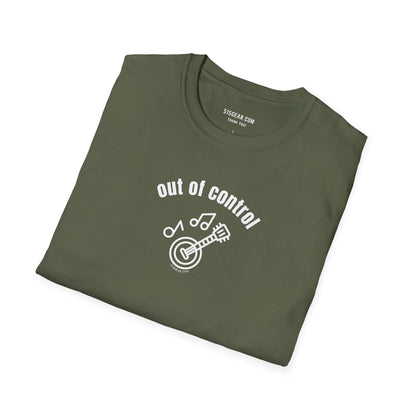 The Fretless Fury Out of Control Banjo Unisex Softstyle T-Shirt