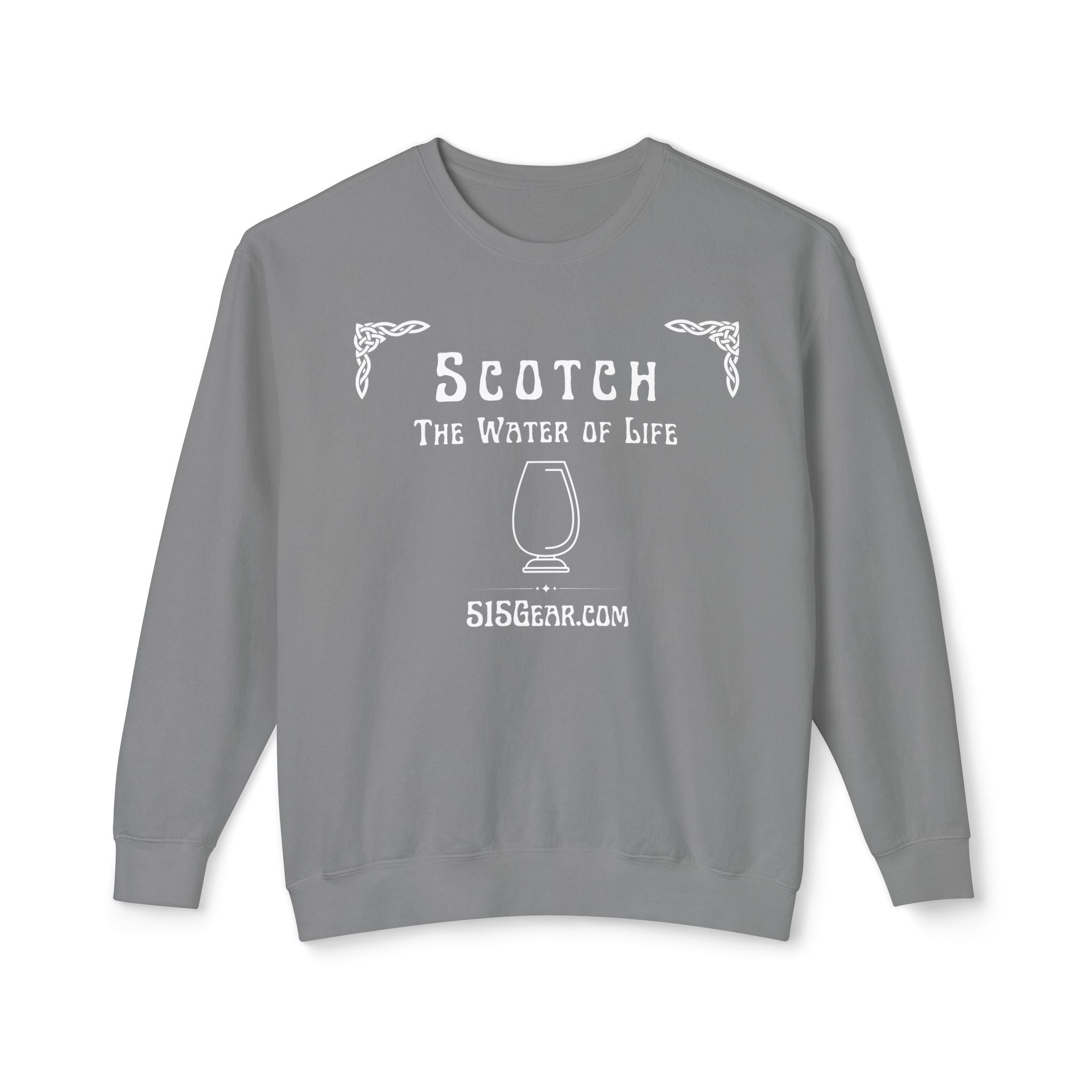 Scotch, The Water of Life - Unisex Lightweight Crewneck Sweatshirt