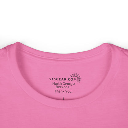 July 4th Collection - Glaringly Patriotic - Women’s Short Sleeve V-Neck Softstyle Tee