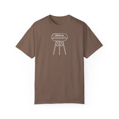 Jasper, GA "First Mountain City" Water Tower, Unisex Garment-Dyed adult T-shirt by 515Gear.com