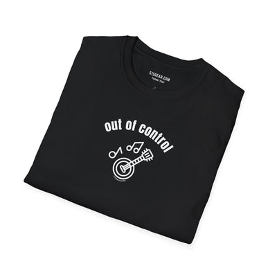 The Fretless Fury Out of Control Banjo Unisex Softstyle T-Shirt