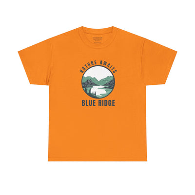 Unisex Adult T-shirt, Nature Awaits, by 515Gear.com | Blue Ridge, GA | North GA Beckons!