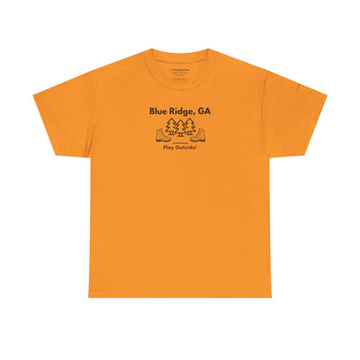 Unisex Adult T-shirt, Play Outside, by 515Gear.com | Blue Ridge, GA | Hiking themed t-shirt