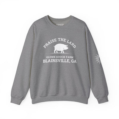 Sweatshirt, Praise the Lard Design, by 515Gear.com | Blairsville, GA | Glenn Gooch Farm