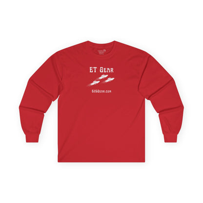 Unisex Adult Long-Sleeve T-shirt, Flying Saucer design | by 515Gear.com | Call Mulder and Scully!