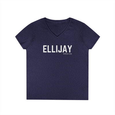 Women’s V-Neck T-shirt, by 515Gear.com | Ellijay, GA | Classic cotton, semi-fitted t-shirt 