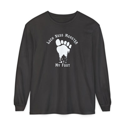 Loch Ness Monster My Foot - Bigfoot Long Sleeve T-Shirt