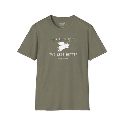 unisex adult t-shirt, satirical reference for “Orwellian” lovers | 515Gear.com | anyone love Animal Farm?