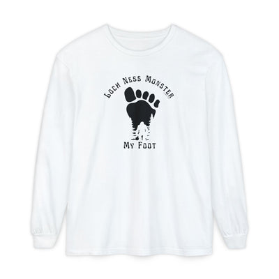 Loch Ness Monster My Foot - Bigfoot Long Sleeve T-Shirt