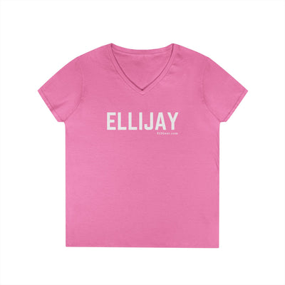Women’s V-Neck T-shirt, by 515Gear.com | Ellijay, GA | Classic cotton, semi-fitted t-shirt 