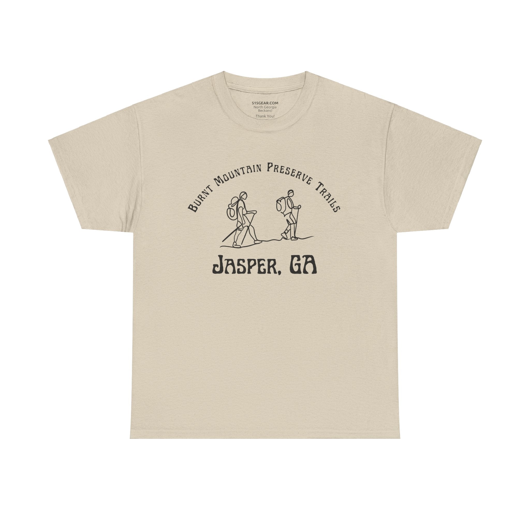 Burnt Mountain Preserve Trails, Unisex Heavy Cotton Tee