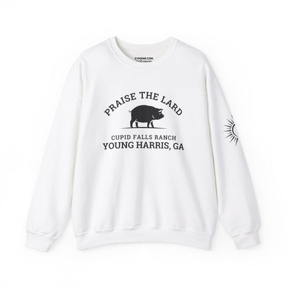 Sweatshirt, Praise the Lard Design, 515Gear.com | Young Harris, GA | Cupid Falls Ranch