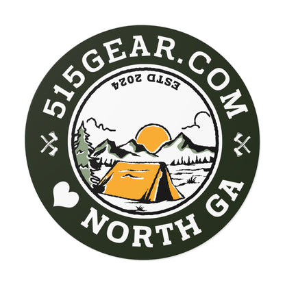 515Gear Camping Sticker, official logo | by 515Gear.com | Love North Georgia!