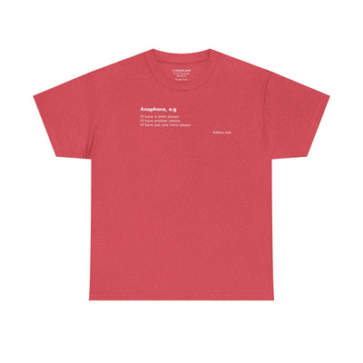 unisex adult t-shirt, word play | 515Gear.com | avoid repetition with this cool shirt