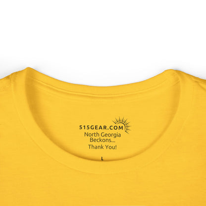 July 4th Collection - Glaringly Patriotic - Women’s Short Sleeve V-Neck Softstyle Tee