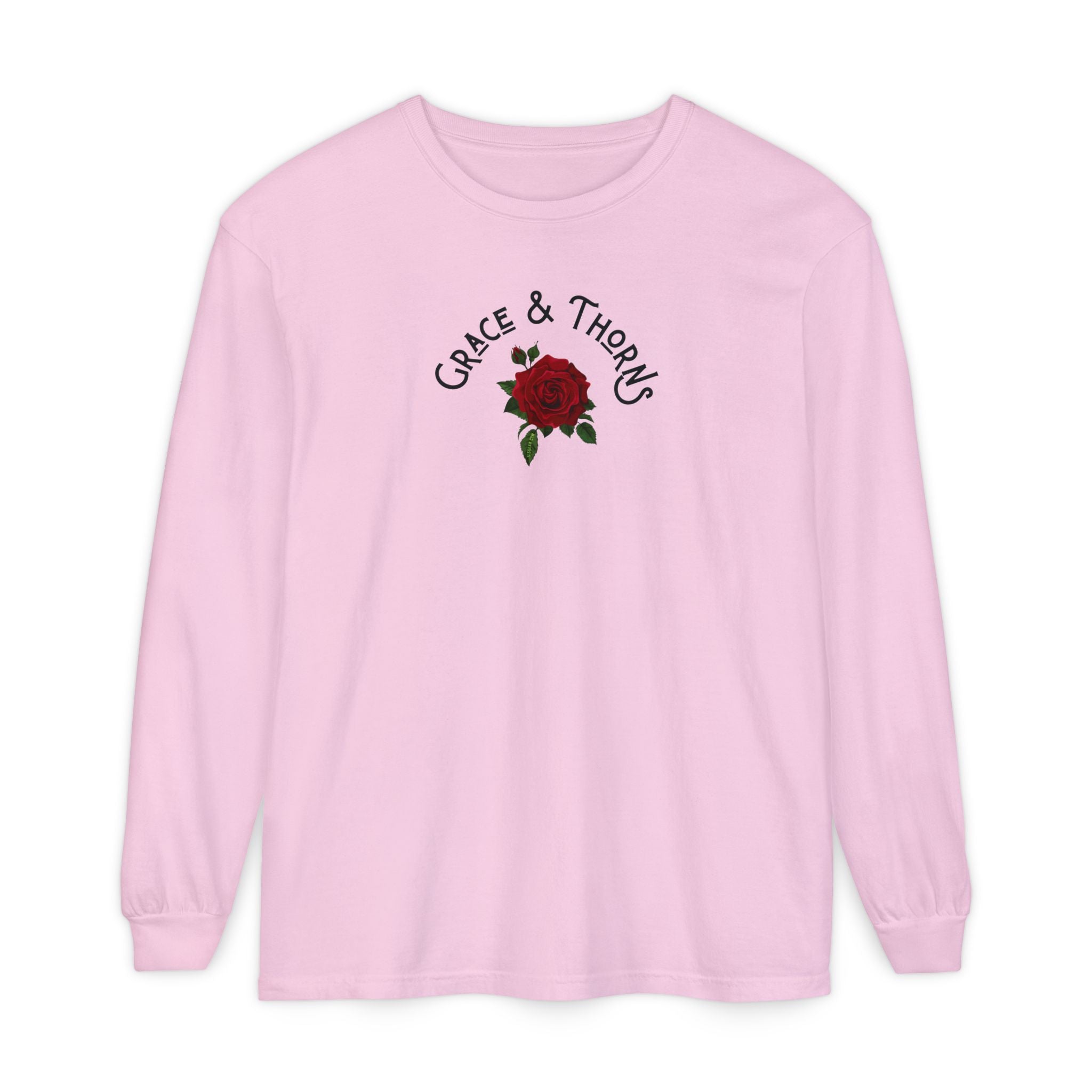 The Grace & Thorns Long Sleeve Comfort Colors Long Sleeve T-Shirt