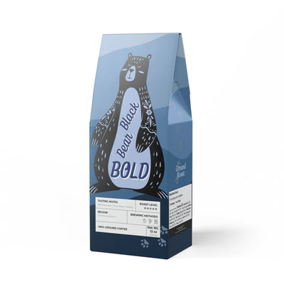 12 oz. Dark Roast Coffee, whole bean or ground, wake up happy! | by 515Gear.com | Bold Flavor, Dark French Roast