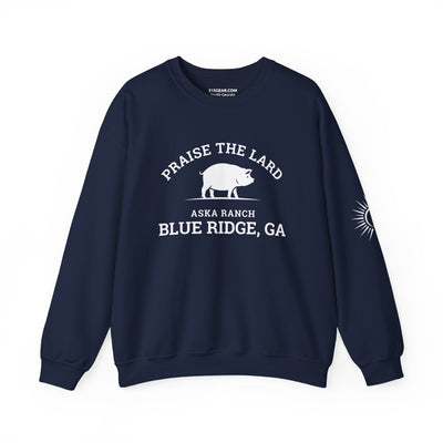 Sweatshirt, Praise the Lard Design, by 515Gear.com | Blue Ridge, GA | Aska Forest Farm