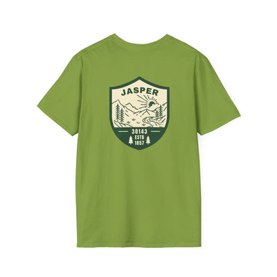 Adult T-shirt, Jasper horizon graphic by 515Gear.com | Jasper, GA | Established 1857!