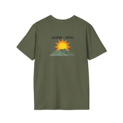 Adult t-shirt, Sunrise Mountain Graphic, by 515Gear.com | Jasper, GA | 30413
