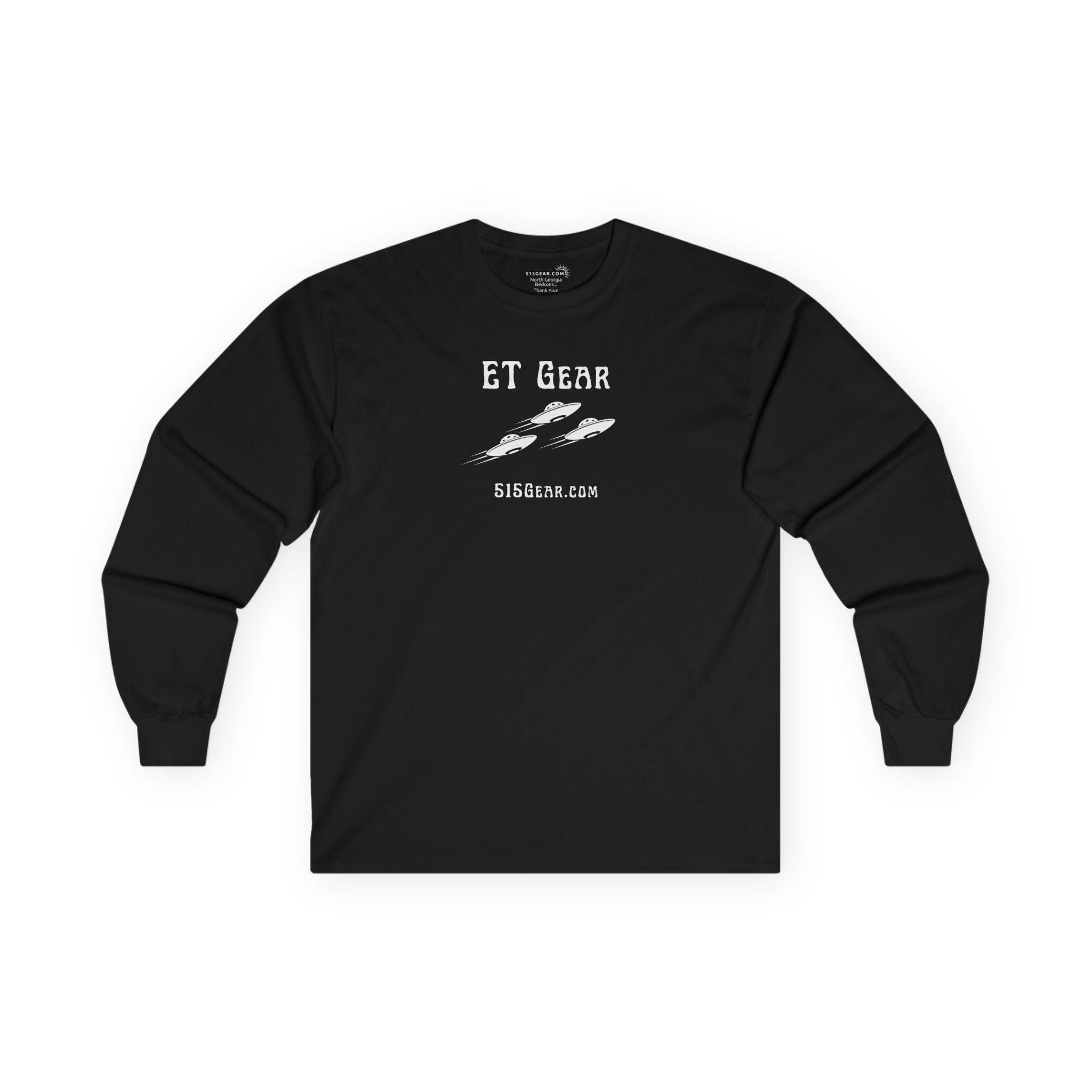 Unisex Adult Long-Sleeve T-shirt, Flying Saucer design | by 515Gear.com | Call Mulder and Scully!