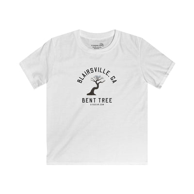 Kid’s T-Shirt, Bent Tree design by515Gear.com | Blairsville, GA | Don't leave the trail!