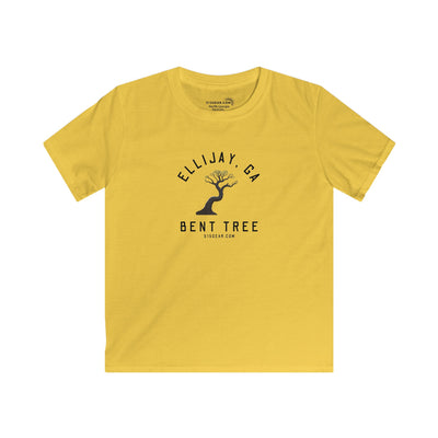 Kid’s T-Shirt, Bent Tree design by515Gear.com | Hiawassee, GA | Don't leave the trail!