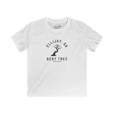 Kid’s T-Shirt, Bent Tree design by515Gear.com | Hiawassee, GA | Don't leave the trail!