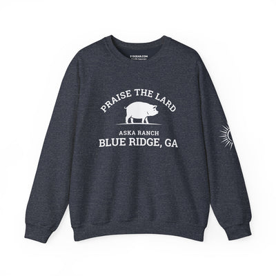 Sweatshirt, Praise the Lard Design, by 515Gear.com | Blue Ridge, GA | Aska Forest Farm