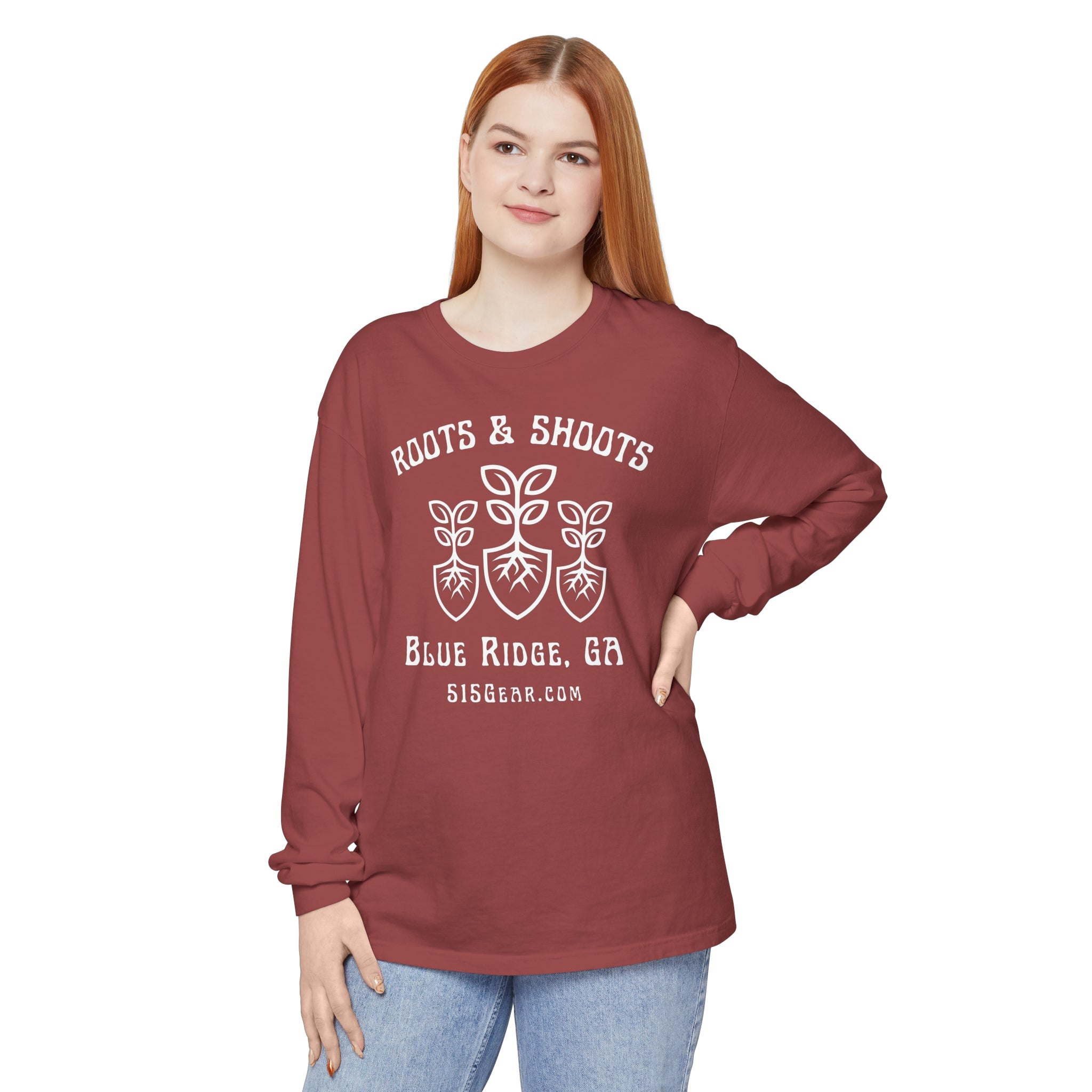 Blue Ridge, Roots & Shoots - Long Sleeve T-Shirt