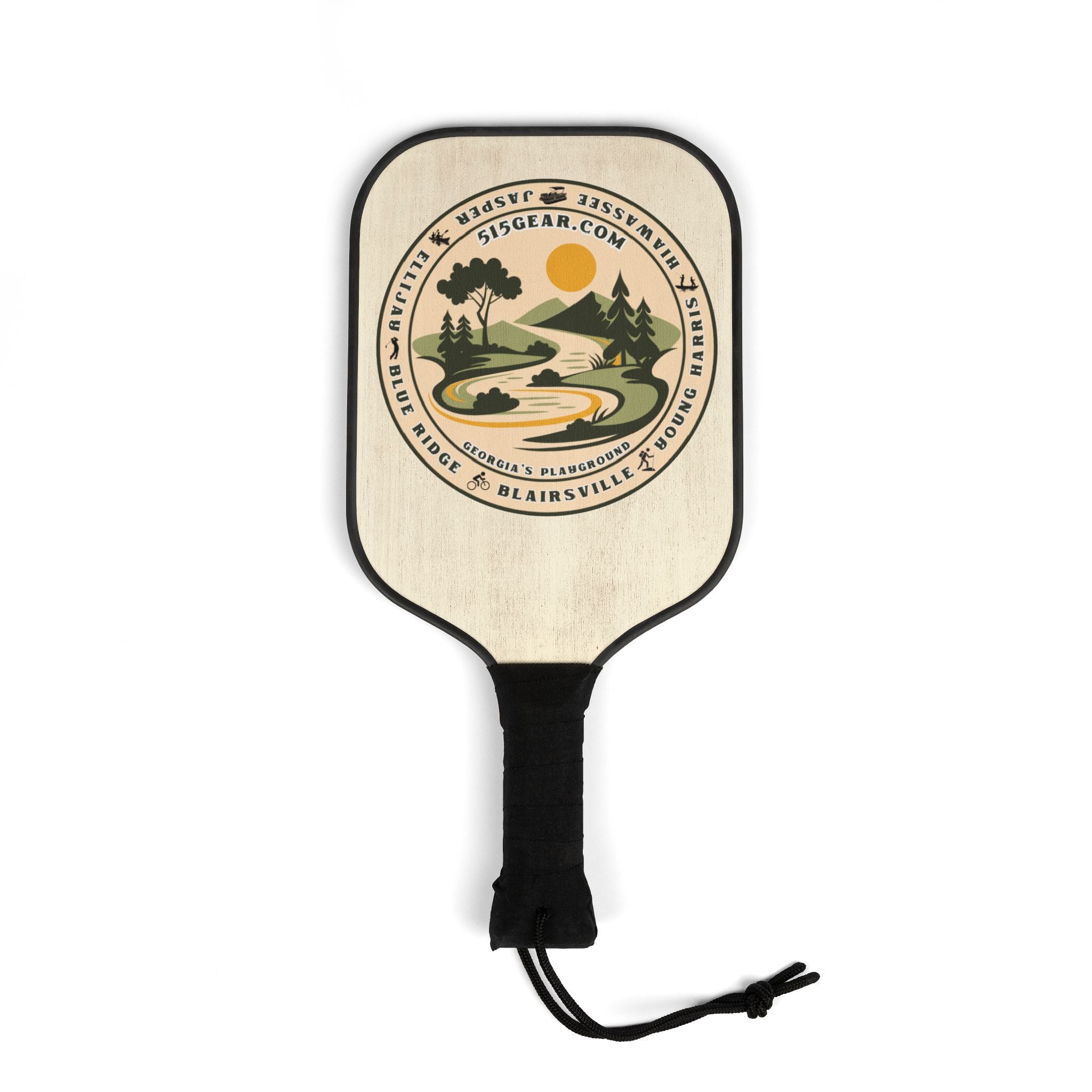 Pickleball Paddles Set – North Georgia Mountains Design Pickleball Kit (2 Paddles + 2 Balls)